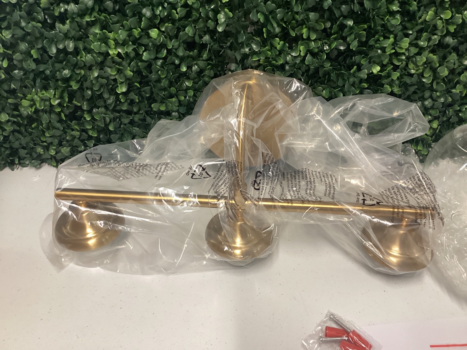 3-Light Modern Vanity Light Fixture FC047-3A Brass
