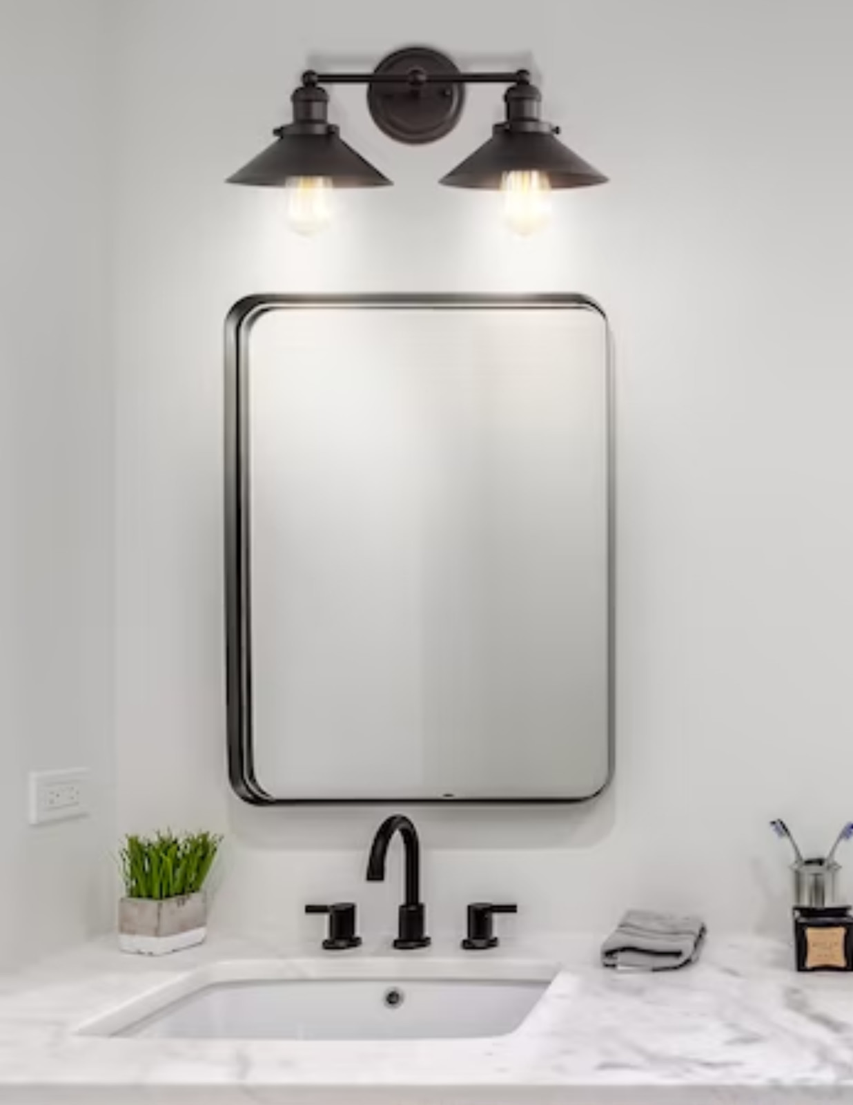 JONATHAN Y July Modern/contemporary Transitional LED Farmhouse Vanity Light