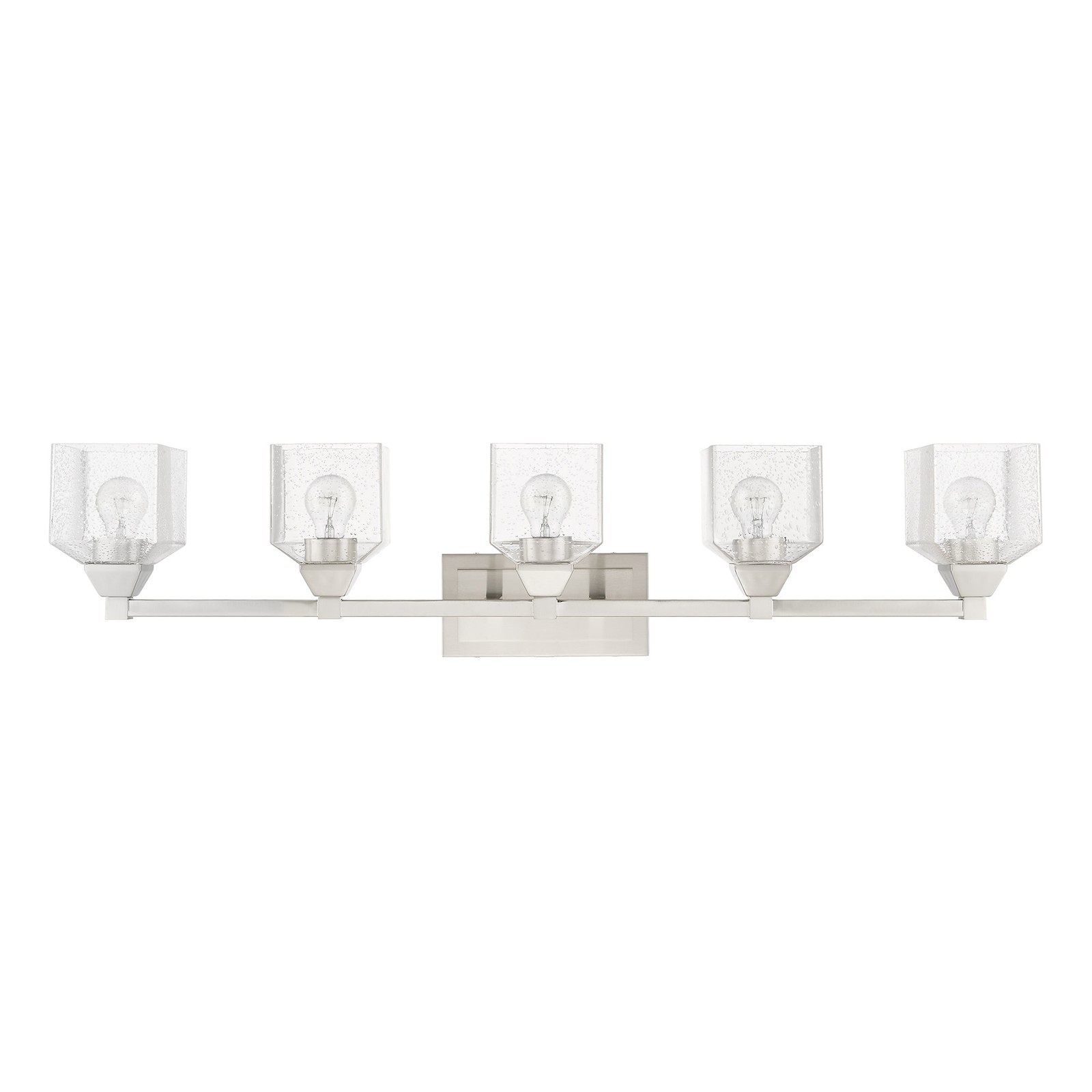 Livex Lighting 10385 Aragon 5 Light 42″W Commercial Vanity Light – Chrome