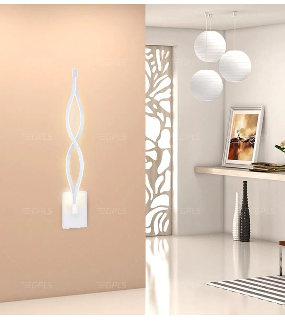 Bedroom LED Wall Light Lamp Decor Modern Indoor Lamp 16W Living Room Wall Lamp