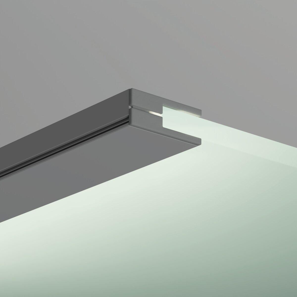 Wired4Signs LED Profile Extrusion Klus KRAV-56 Edge-Lit Glass Panels Aluminum
