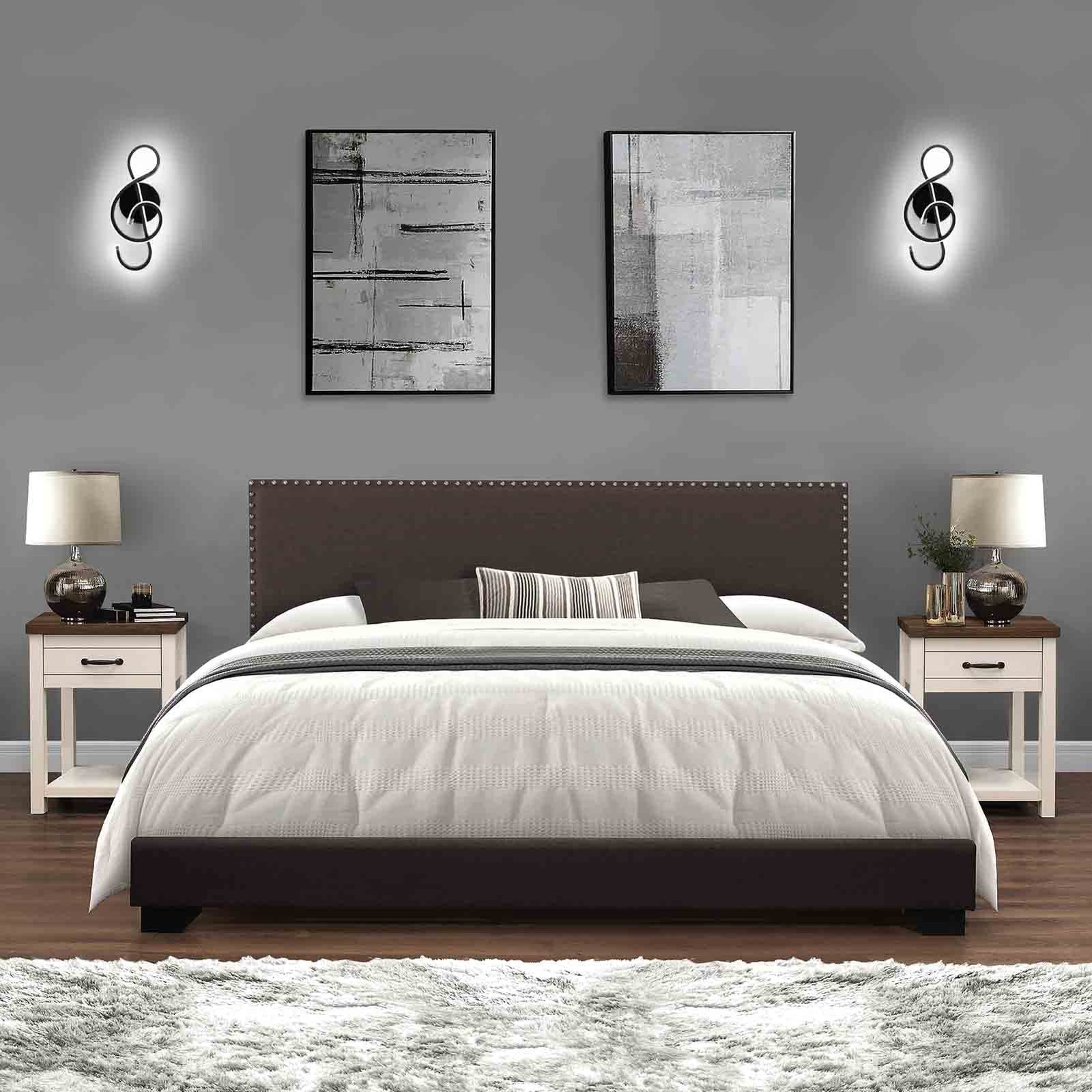 22W Modern Wall Sconce Lighting Indoor LED Creative Wall Light Fixture Music …