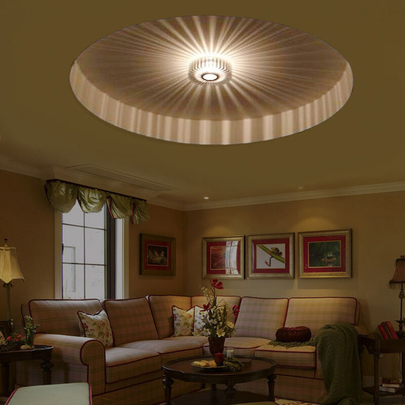 3W Modern LED Wall Ceiling Light Sconce Warm White Lighting Decor Lamp
