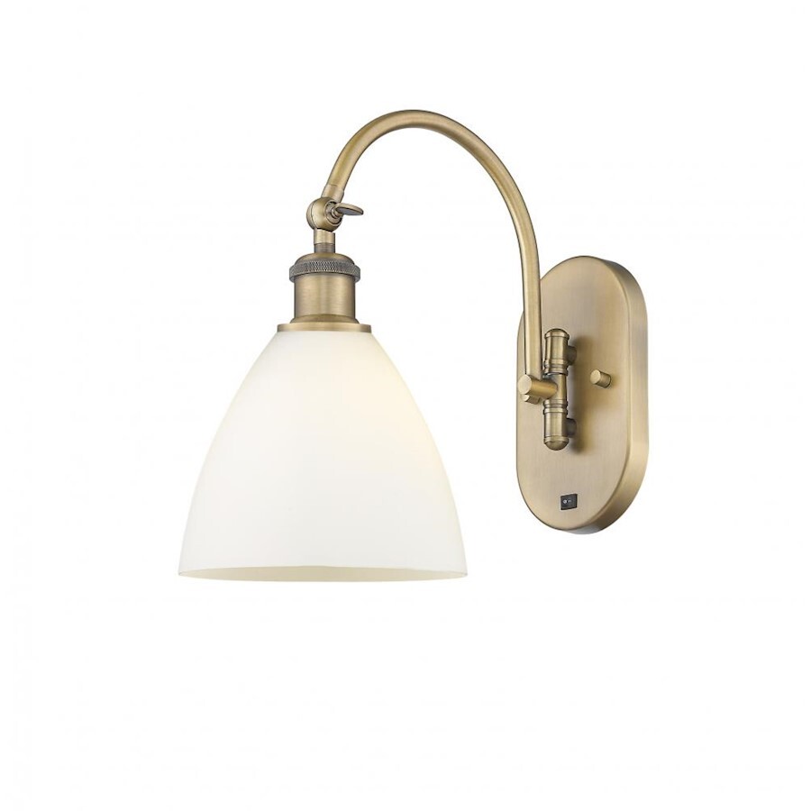 Innovations Ball Brist 7.5″ 1-L LED Sconce, BB/FR – 518-1W-BB-GBD-751-LED