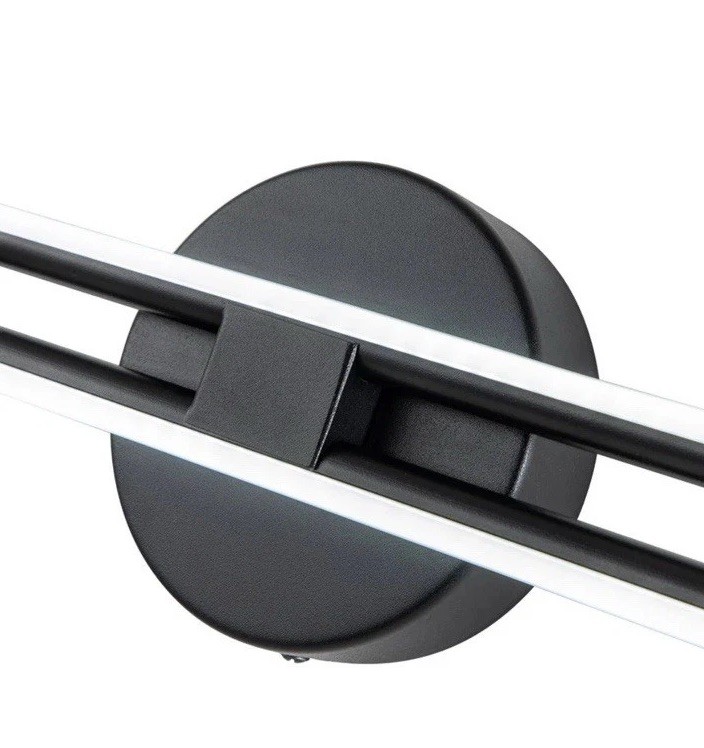 Chandelieria Modern 2-Light Dimmable Linear LED Vanity Light – Warm White
