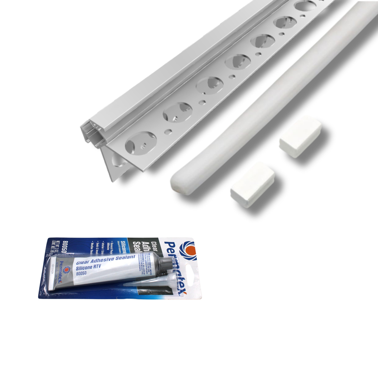 Wired4Signs RGB LED Tile Strip Kit 24V Nicho Series 270 Degree Lighting IP67