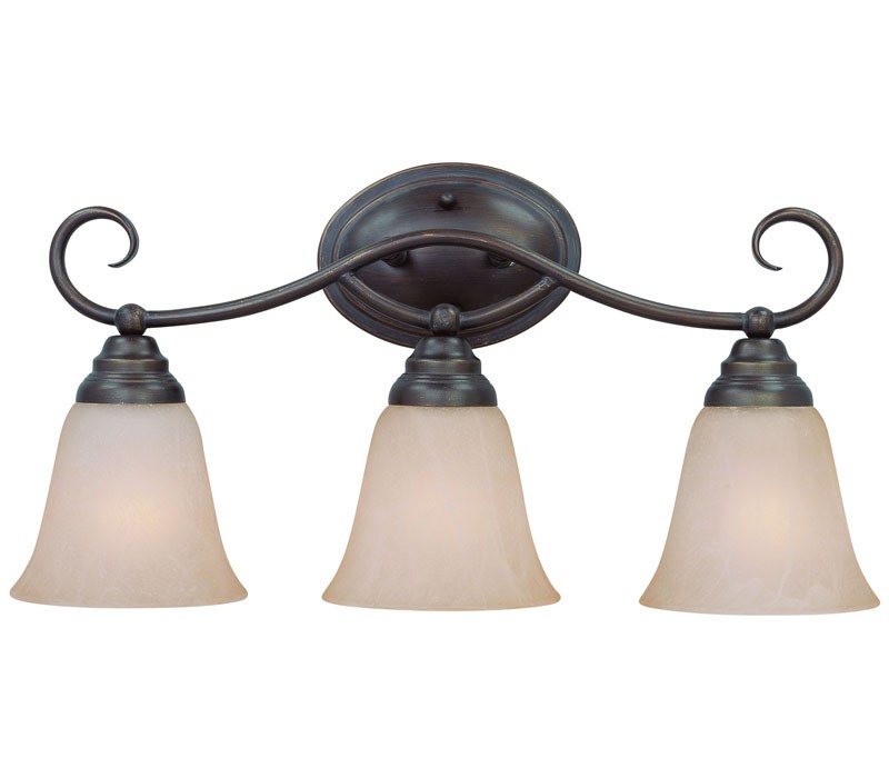 Craftmade 25003-OLB Cordova Vanity, 3 Light 300 Total Watts, Old Bronze