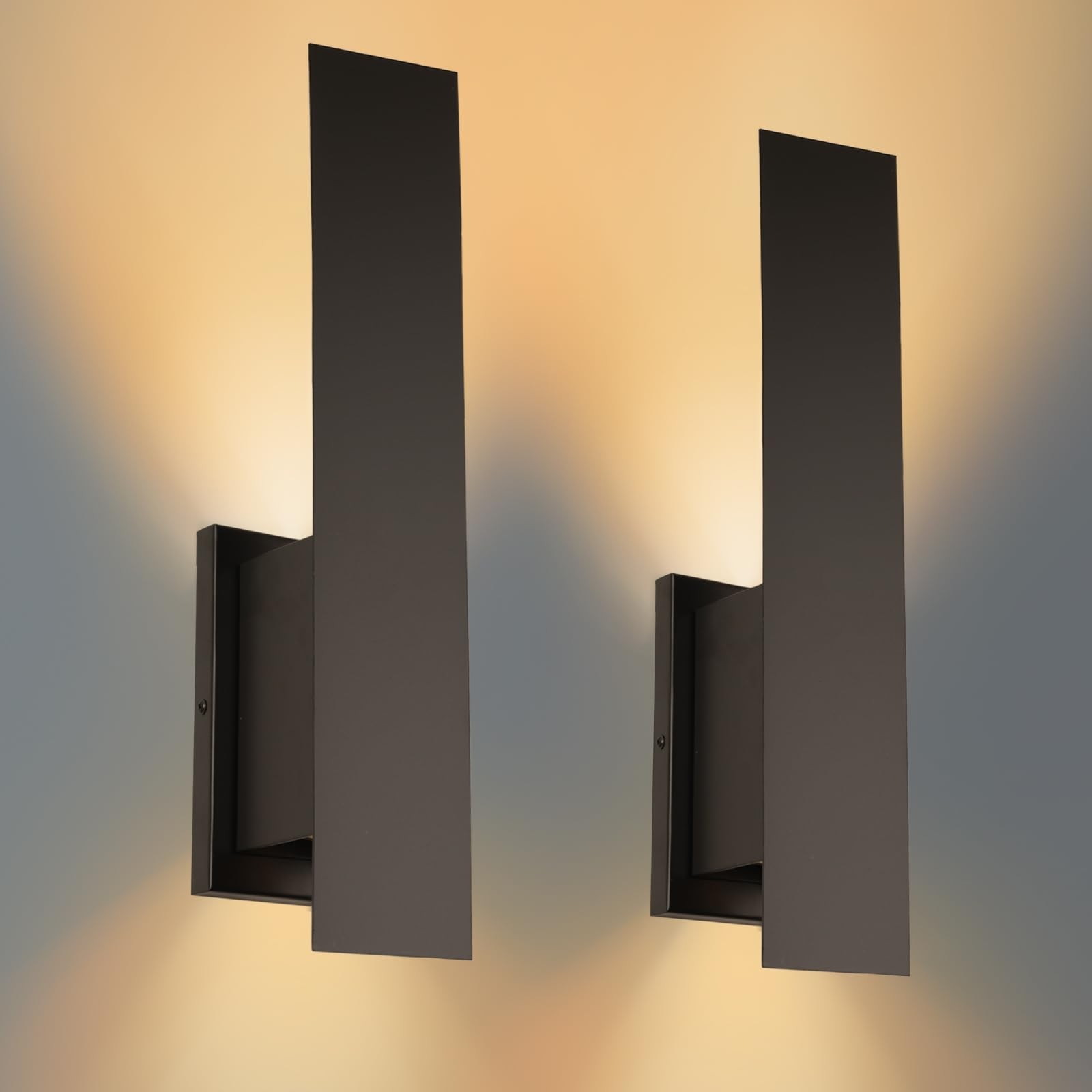 Indoor Wall Sconces, Modern Wall Lights, Up and Down Wall Mount Light, Dimmab…