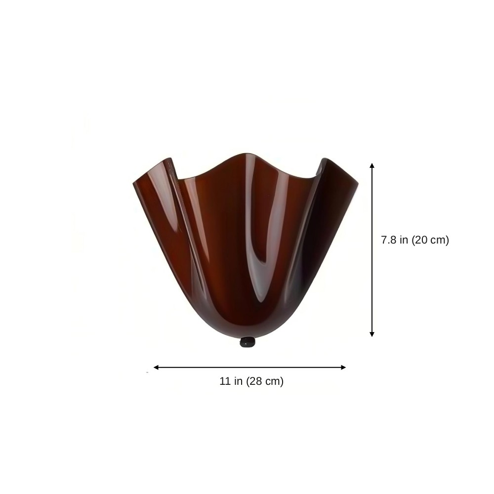 French Retro Glass Floral Shape Wall Sconce Home Art Deco Wall Light Living Room
