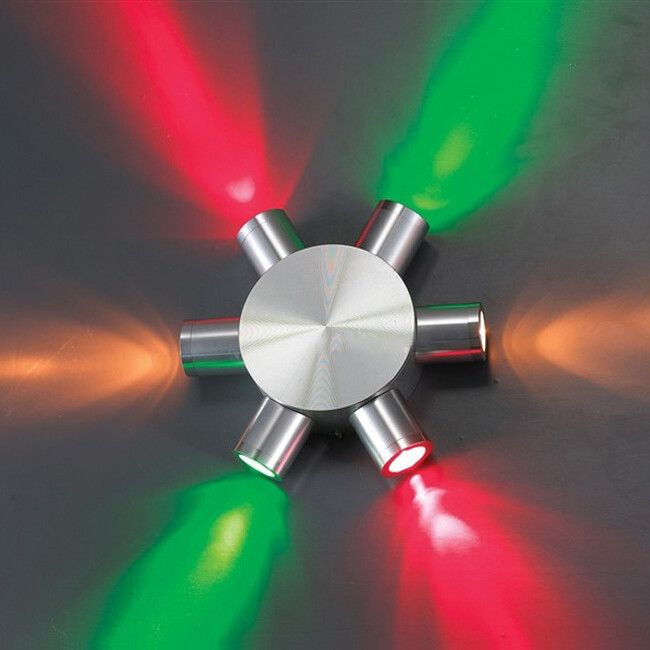 Dimmable/N 6W LED Wall Lamp Star Light Fixture Aluminum Surface Mounted Disco