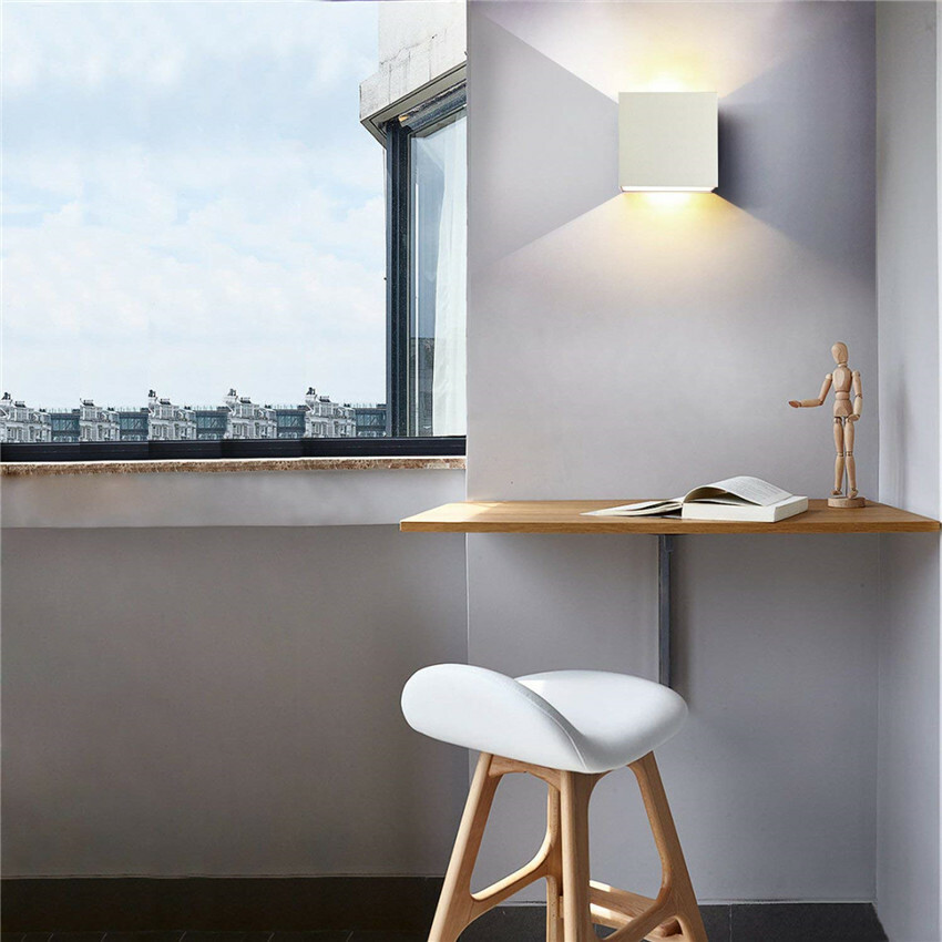 1/4/10x Dimmable 6W LED Wall Light Up Down Indoor Sconce Lamp Light Fixture LTWs