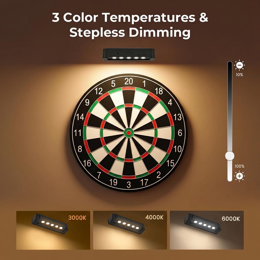 2PCS Rechargeable Remote Spot Lights with Timer Dimmable Battery Operated Light