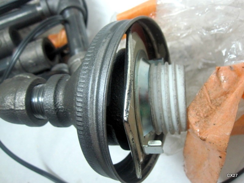 Industrial Rustic Wall Light Iron Pipe Glass Steam Punk Wall Sconce