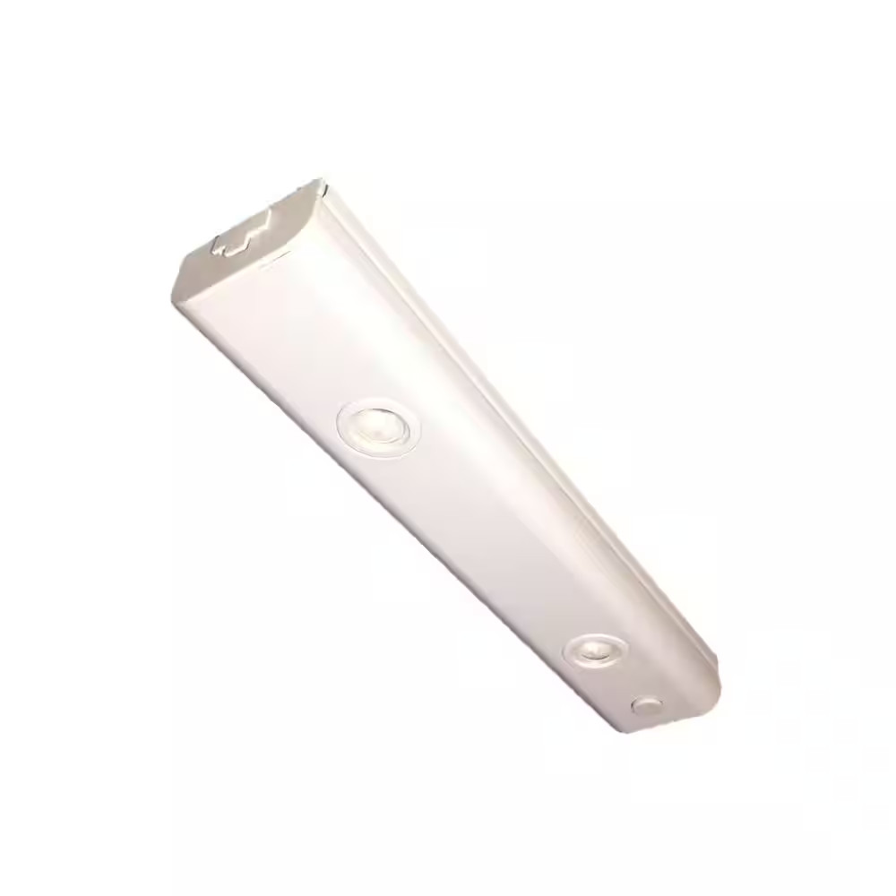 LED Bar Light Plug-In/Hardwire 10 In. LED White under Cabinet Light with Dimming