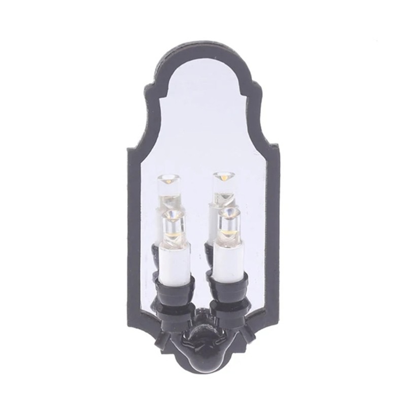 Led Wall Sconce for Dollhouses 1/12 Scale Miniature Lighting Displaying