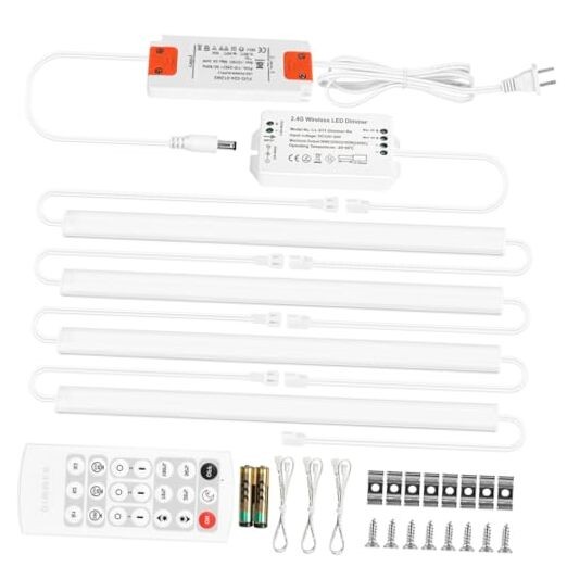 Kitchen Under Cabinet Lights Plug in. Slim. Super Bright. Warm White 3000K