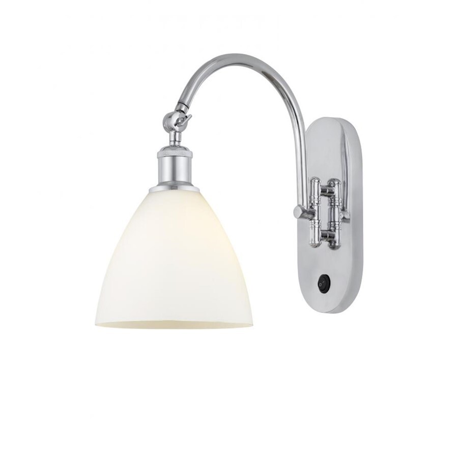 Innovations Ball Brist 7.5″ 1-L LED Sconce, CH/FR – 518-1W-PC-GBD-751-LED