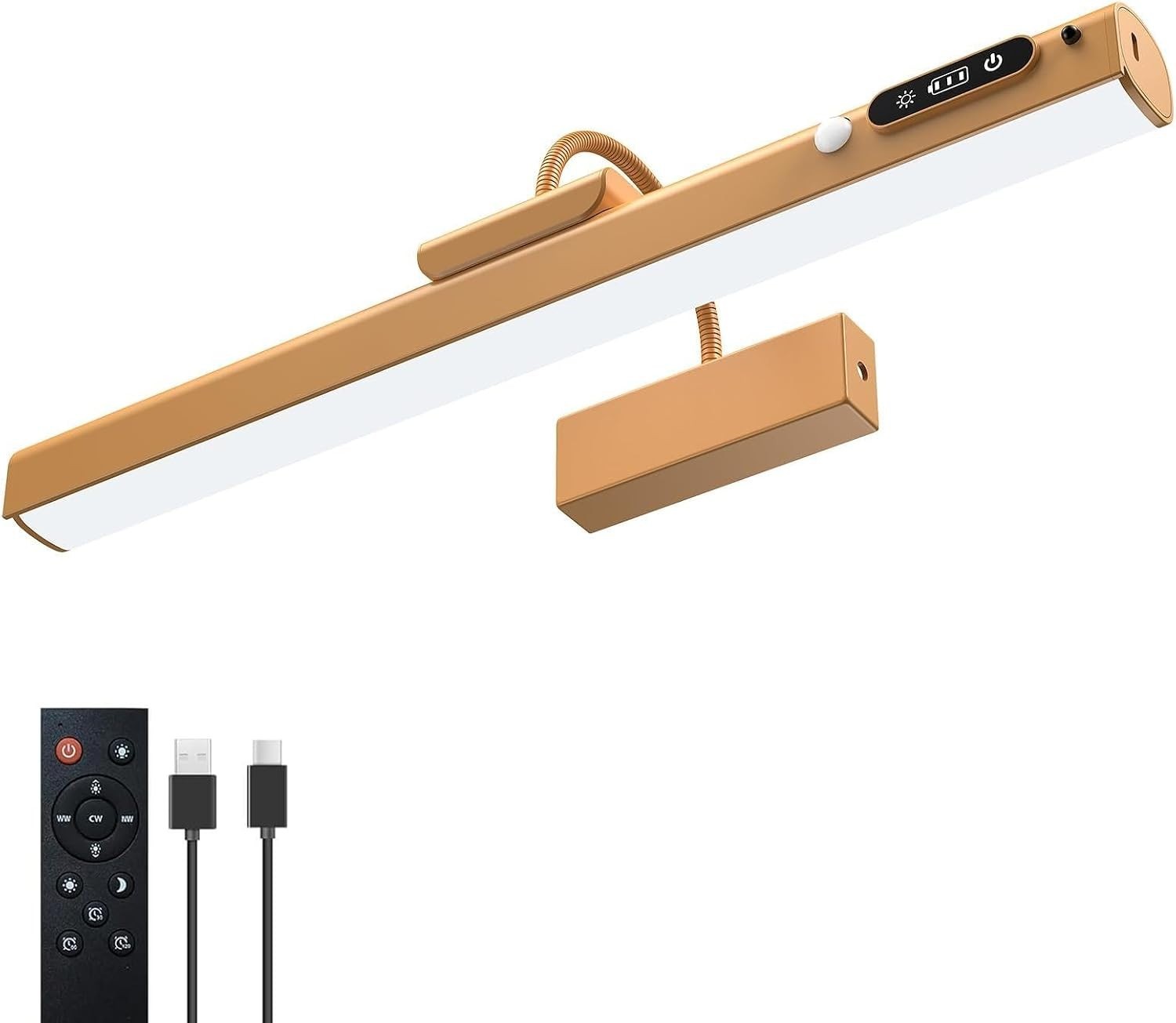15.7» Picture Lights for Wall with Motion Sensor & 9000Mah Rechargeable Battery