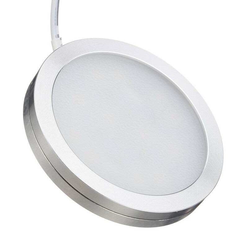 LED Under Cabinet Lighting Kitchen Counter Closet Puck Light Lamp 4/8/12Pack Kit