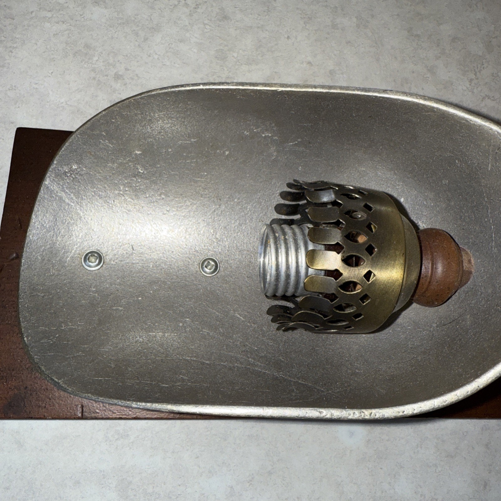 Wall lamp number two #2 scoop kitchen decor Unique Rare MCM Vintage Handmade?