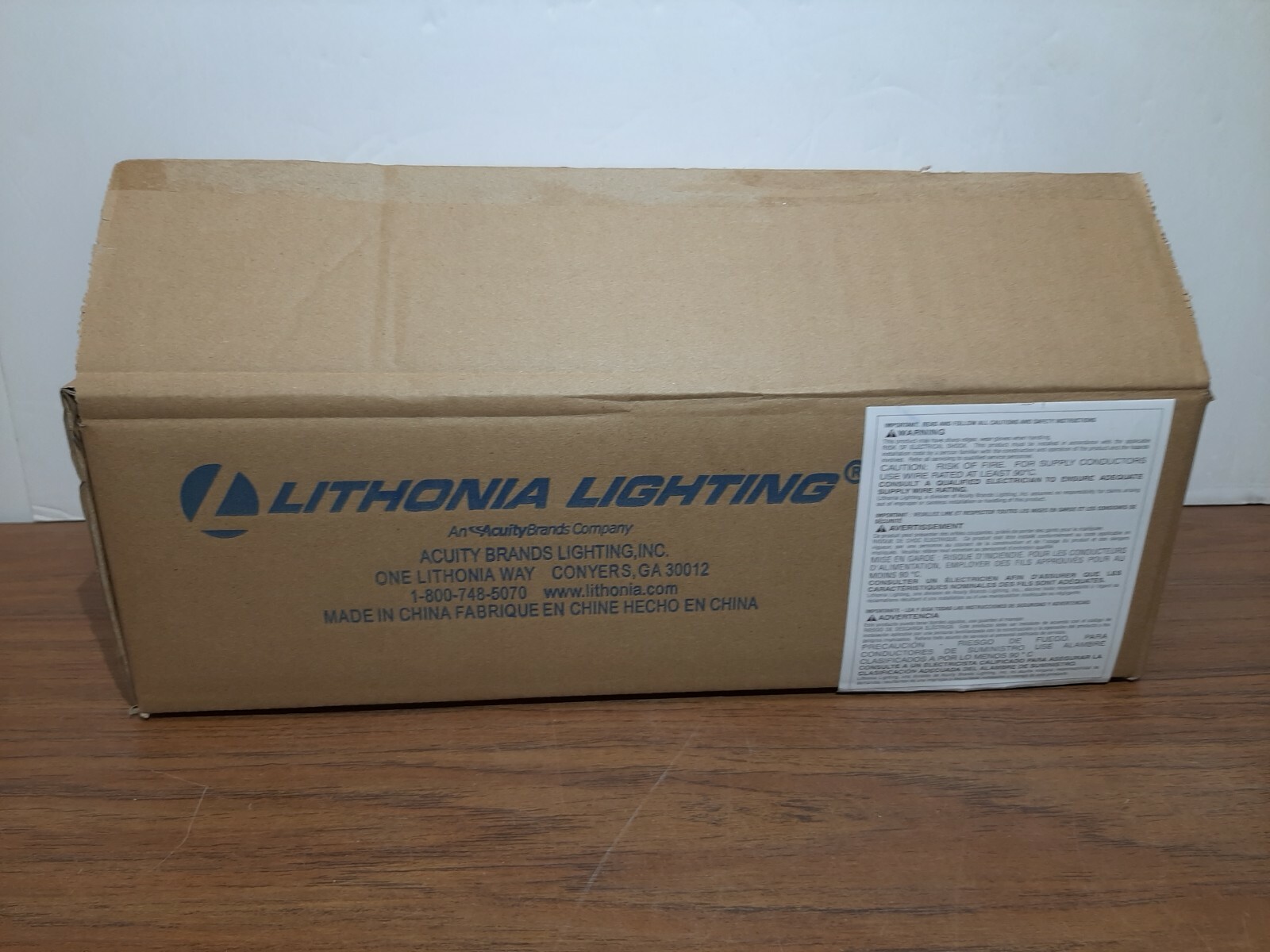 Vanity Light Lithonia Lighting Contemporary Arrow 12″ Brushed Nickel 3K LED NEW