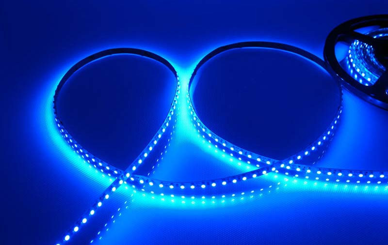 Kitchen Cabinet Shelf Counter LED Lighting Strip SMD 5050 300 LEDs 20/ft BLUE
