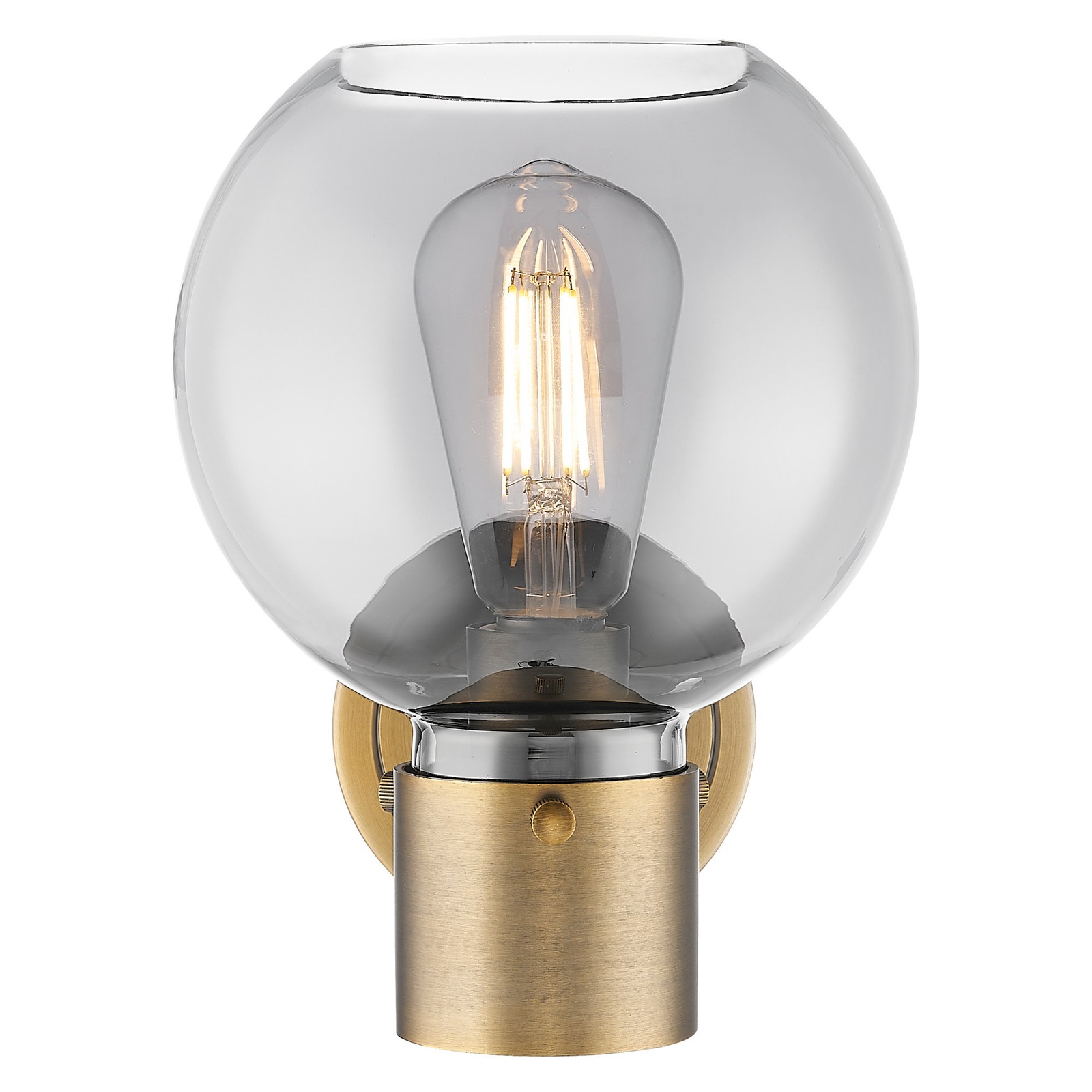 Innovations Lighting 464-1W-G464B-7SM Lawton Sphere 9″ Tall – Black