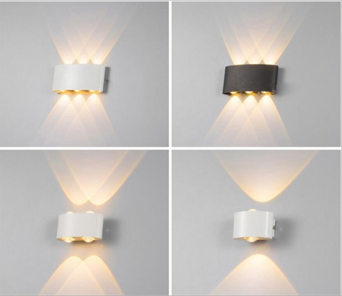 LED Wall Light 2W 4W 6W 8W Dual Head Sconce Lamp Light Fixture Outdoor Lighting
