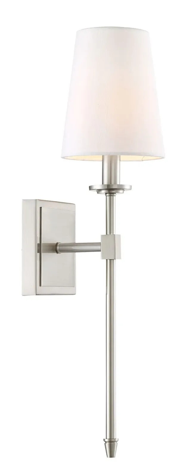 Kira Home Torche 20″ Wall Sconce/Wall Light + Linen Shade optional color