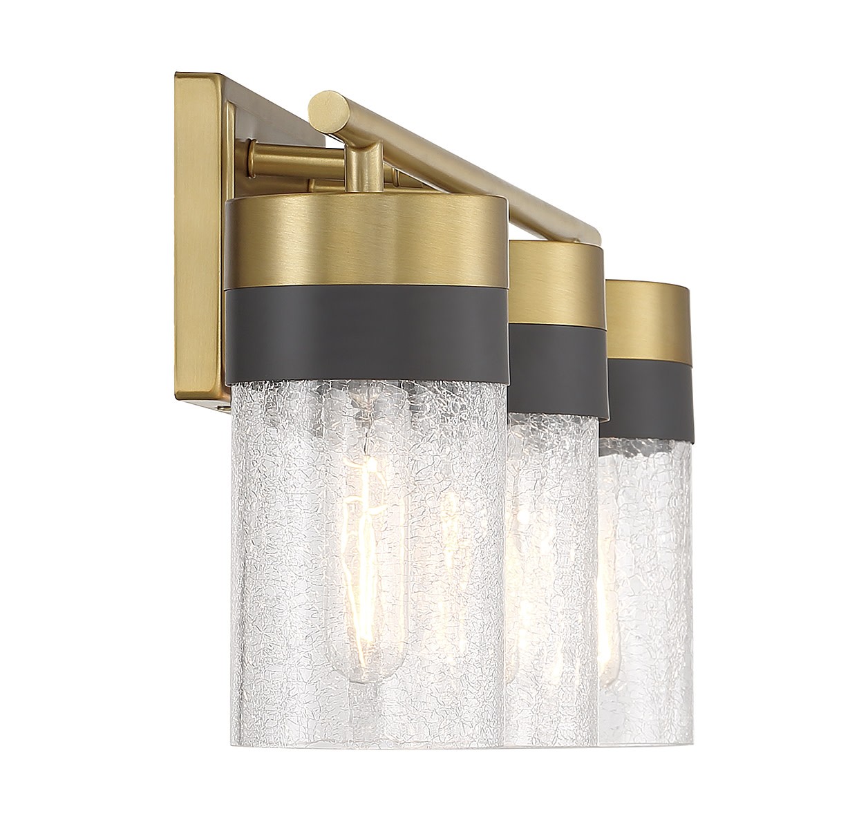 Savoy House 8-3600-3 Brickell 3 Light 22″W Vanity Light – Brass
