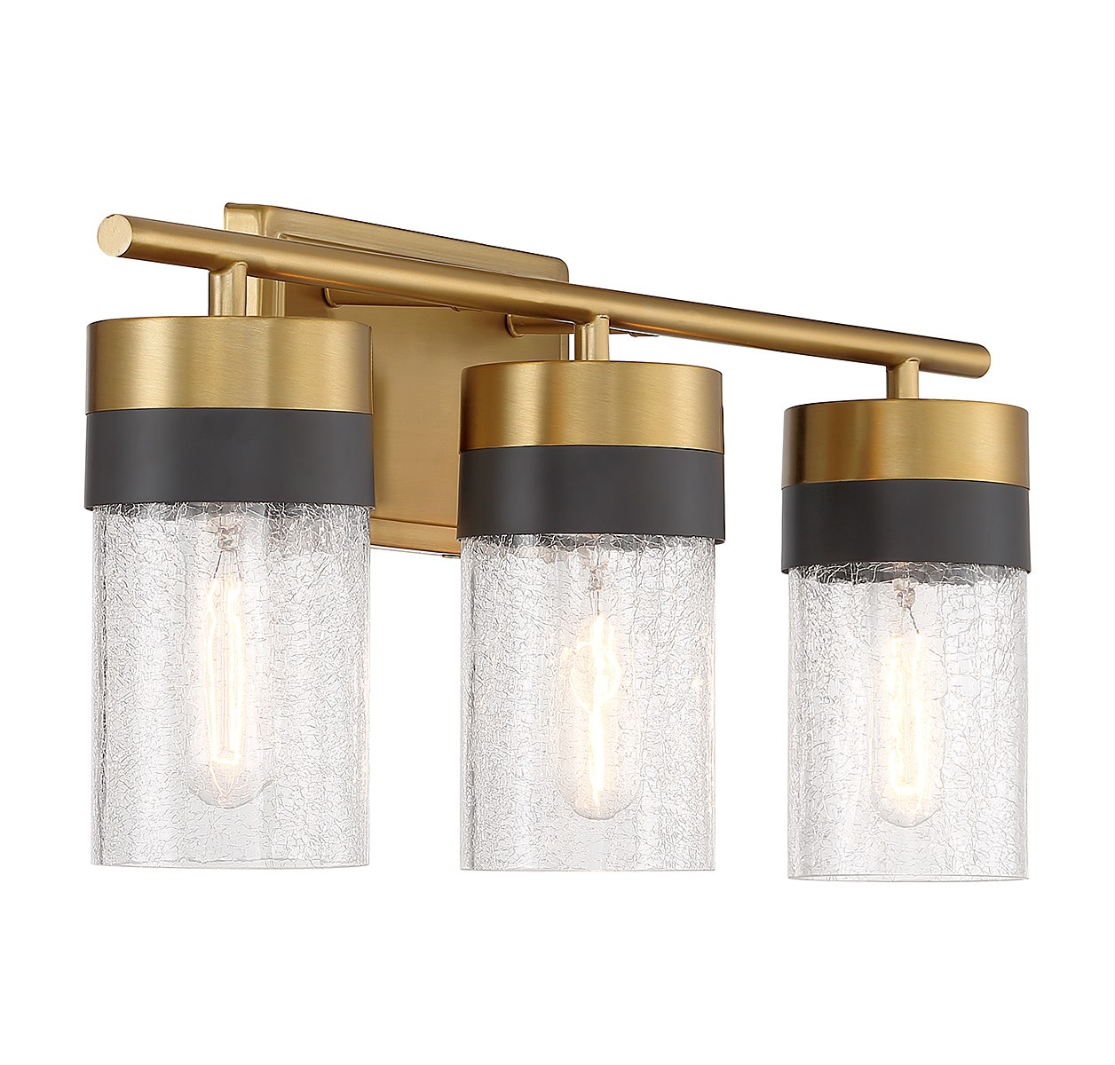 Savoy House 8-3600-3 Brickell 3 Light 22″W Vanity Light – Brass