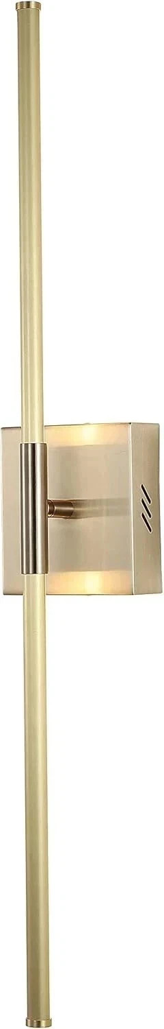 28″ Dimmable LED Metal Wall Sconce Gold Finish 3000K Warm White