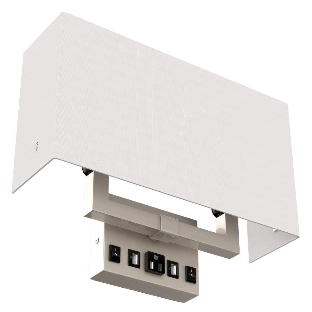 E26 Base 2-Light Led Wall Sconce Decorative Wall Mount for Living Room, Bedroom