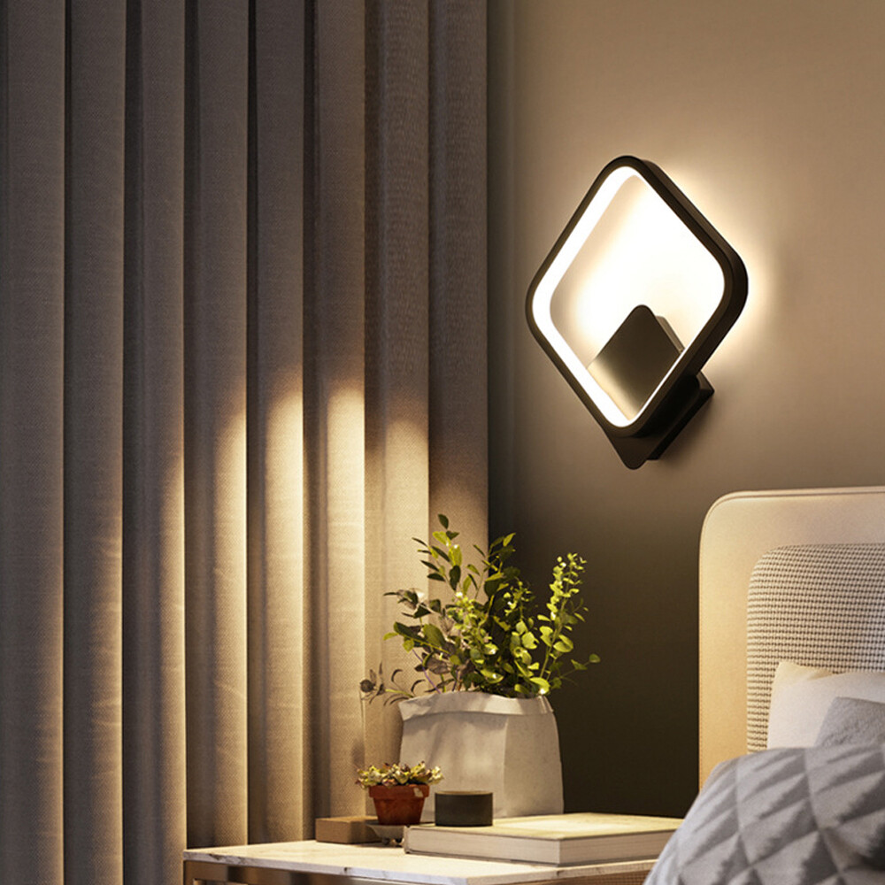 13W LED Wall Sconces Fixture Light Hotel Bedside Hall Indoor Lighting Square New
