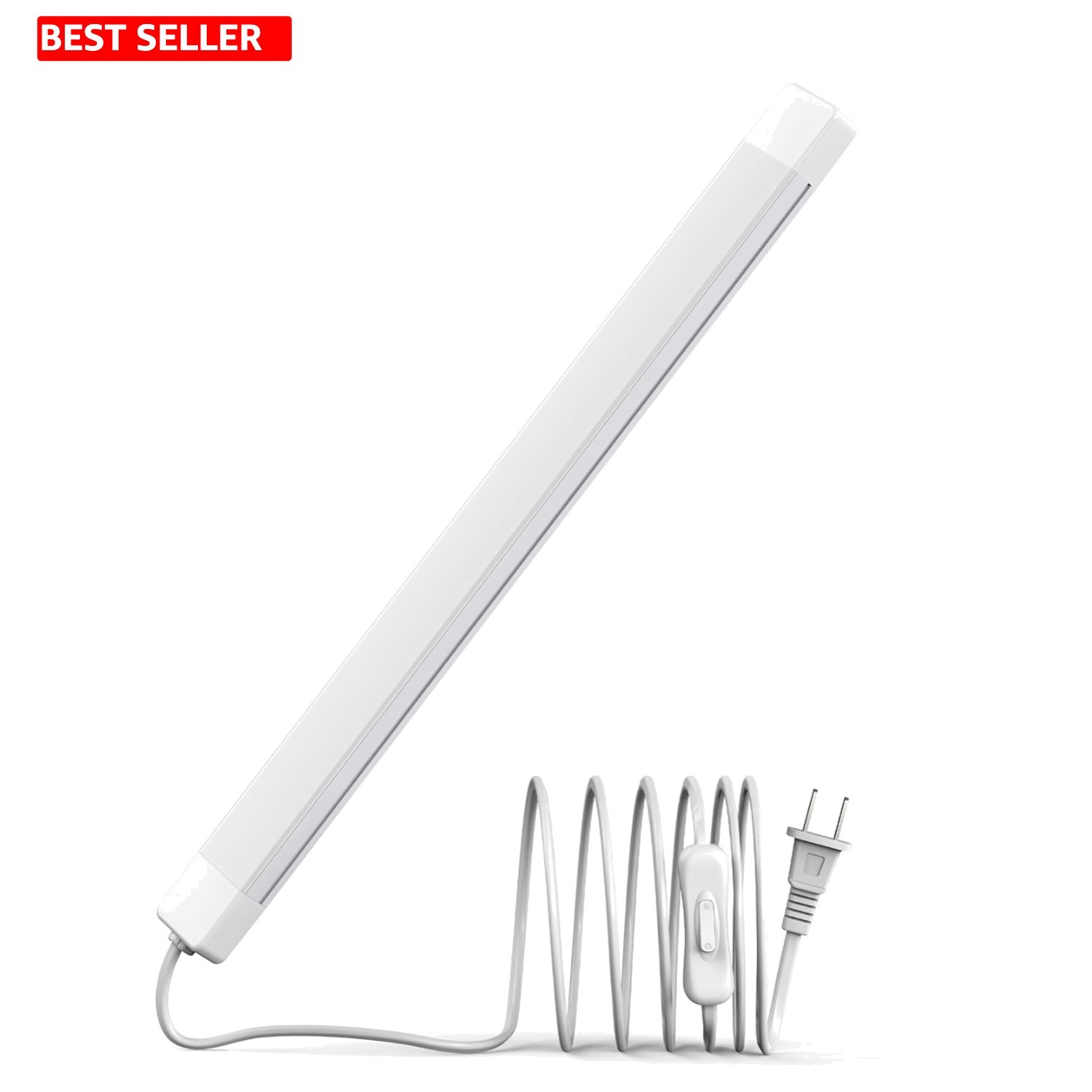 Plug and Play 16 Inch Under Counter LED Light Bar – Dimmable & Energy Efficient