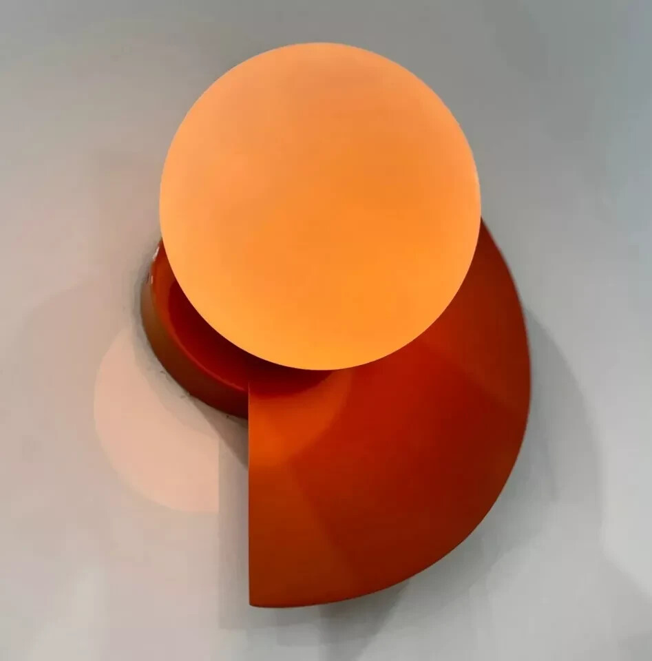Stilnovo Wall Sconce Light Frosted Ball Italian Wall Lamp Modern Fixture Light