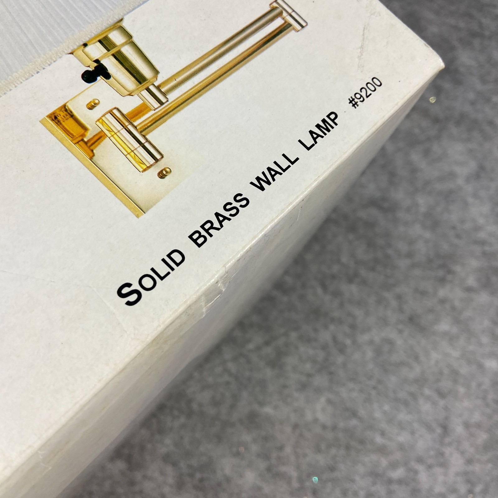 DANA LIGHTING SWING ARM SOLID BRASS WALL LAMP STRATFORD COLLECTION- NIB