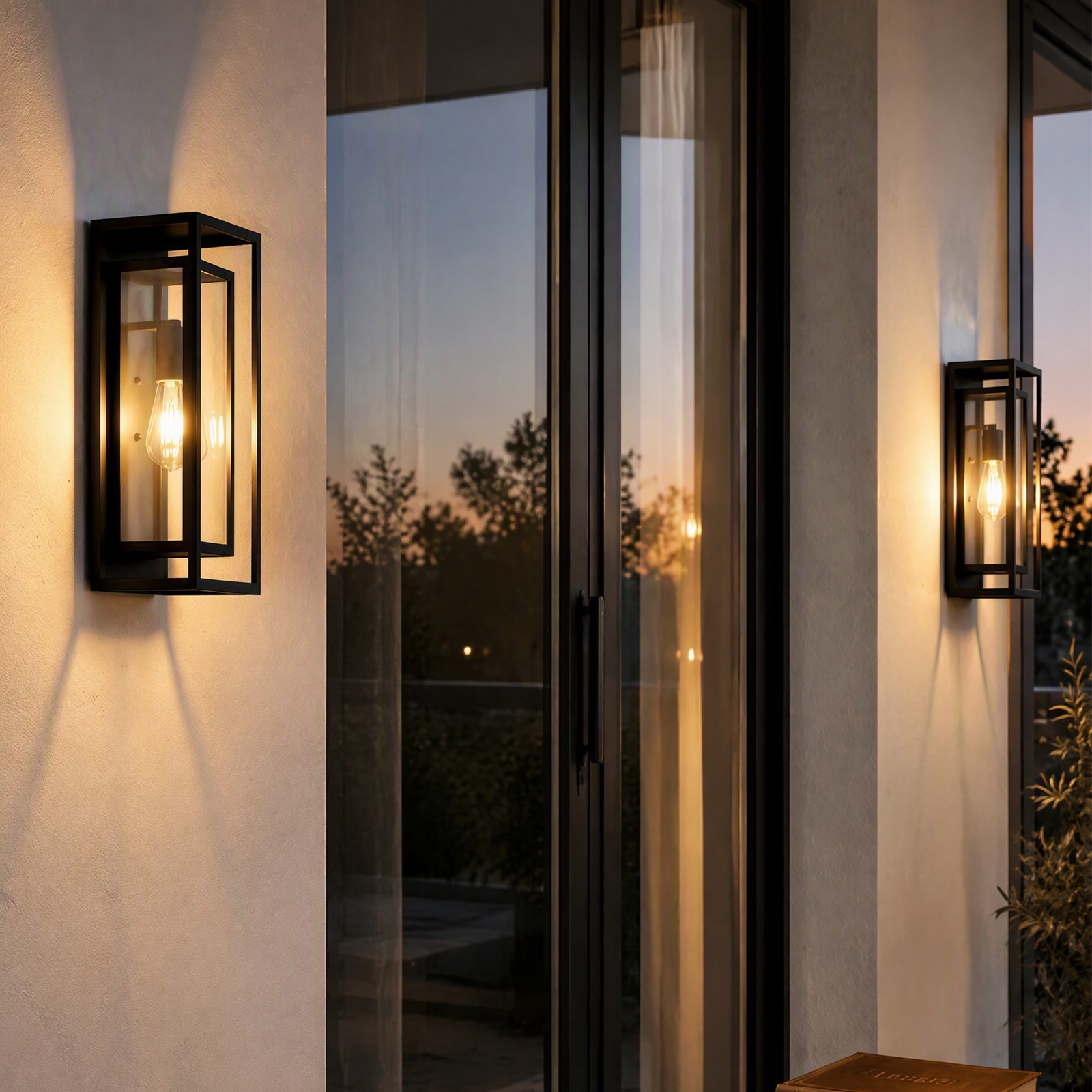 2 Pack 18″ Large Outdoor Porch Wall Light Exterior Lantern Sconce Patio Fixture