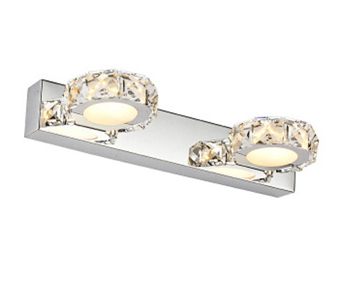 6W/9W/12W LED SMD Crystal Lamp Wall Sconces Mirror Front Light Bedroom Toilet