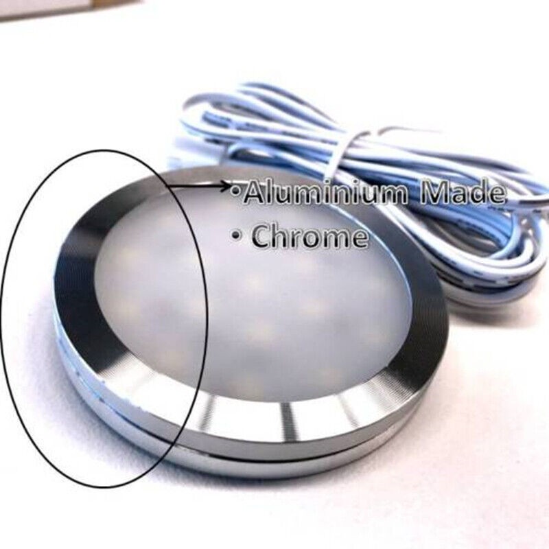 8PCS LED Under Cabinet Lighting Plug in 3000k Warm White Under Counter Light