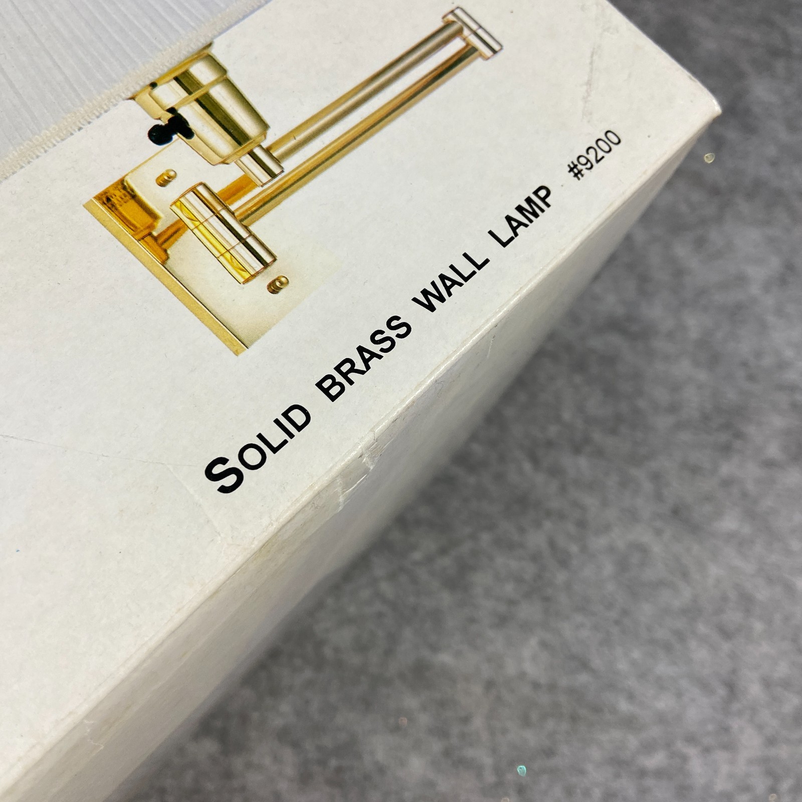 DANA LIGHTING SWING ARM SOLID BRASS WALL LAMP STRATFORD COLLECTION- NIB
