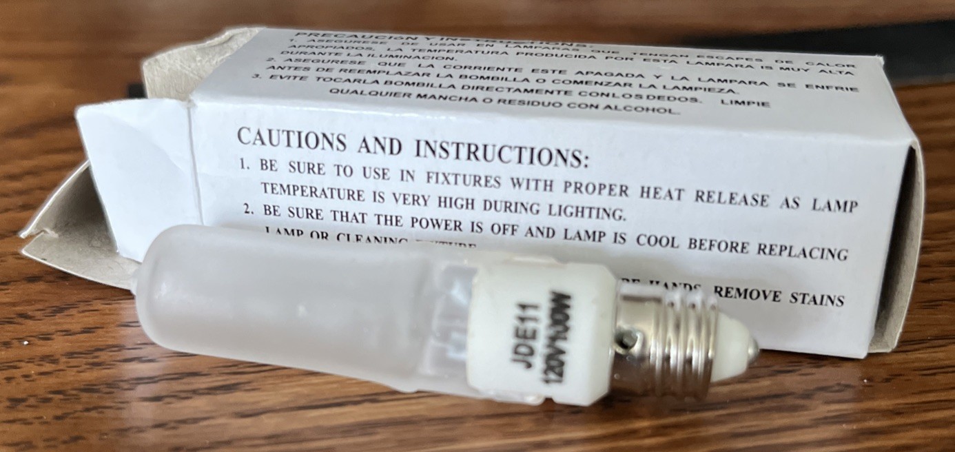 JD120V-100WF/E11 Screw Base Single Ended Hal Light Bulb