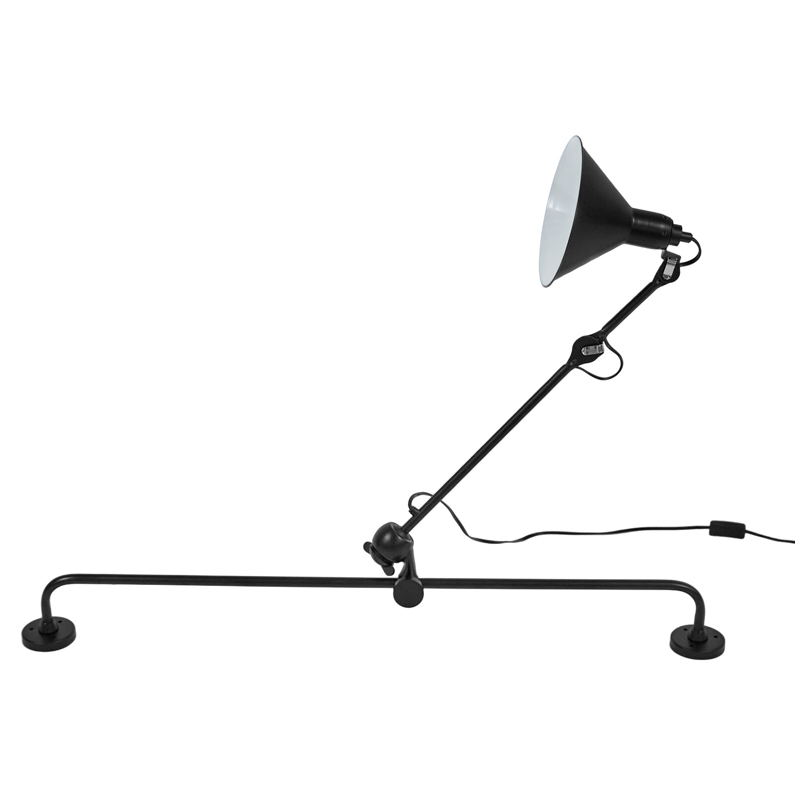 360° Adjustable Swing Long Arm Wall Sconce Lamp Bedroom Bedside Lighting Fixture