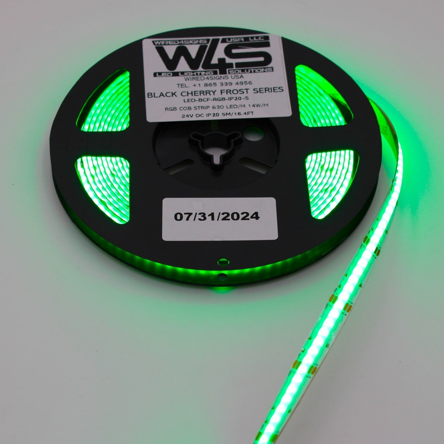 Wired4Signs Black Cherry Frost Series RGB COB LED Strip 24V IP20 Indoor