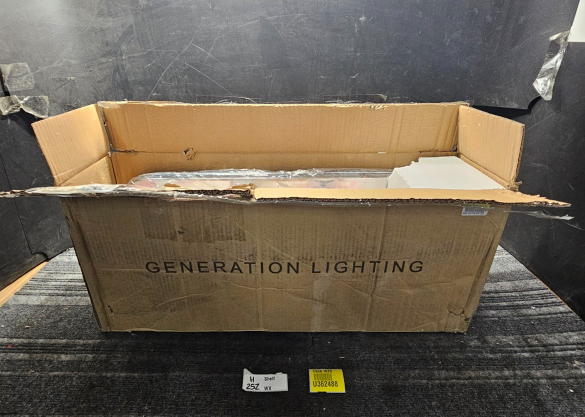 Generation Lighting Windom 24.38in 4 Light Polished Chrome Bathroom Vanity light