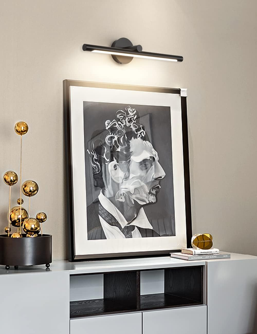 Modern Hardwired LED Picture Light 24.21» for Art – Warm White 3000K