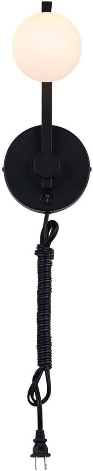 Nylah Modern LED Wall Lamp, Dimmable Plug-In Sconce for Home or Office