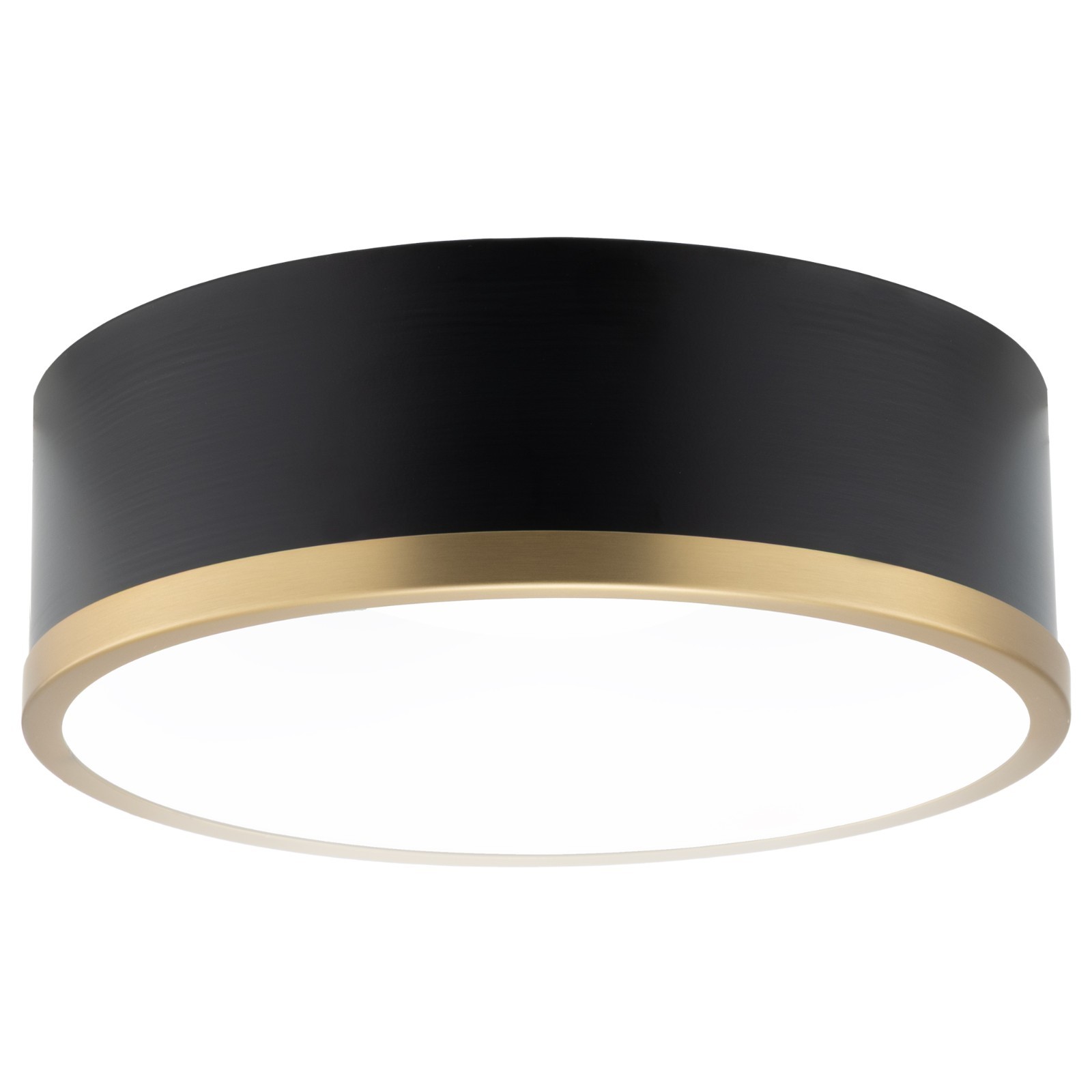 RecPro RV Wall Sconce Light | 12V LED | On/Off Switch | Satin Black & Gold
