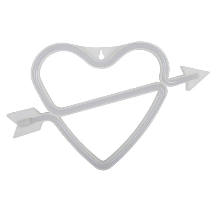 7.08 in Constant Heart LED Lighted Sign