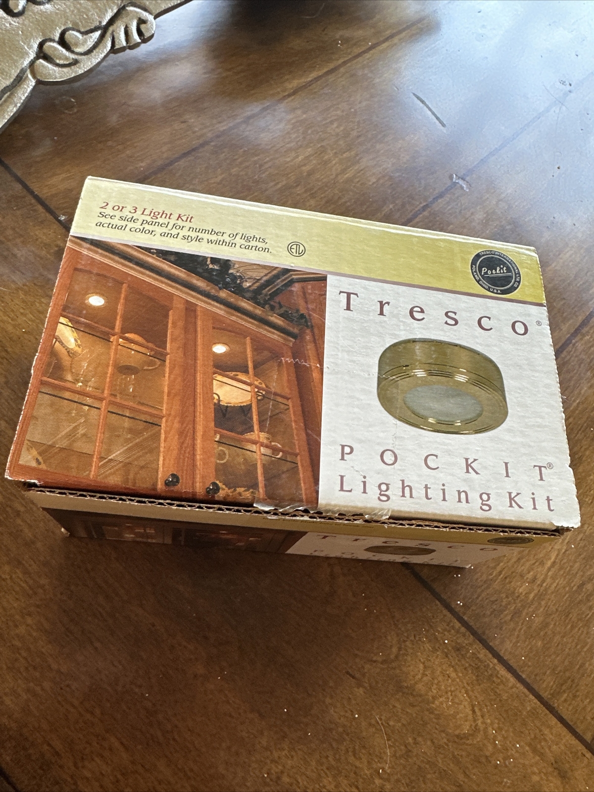 Tresco Pockit Lighting 2 Light Kit Black Frosted recess surface mounting